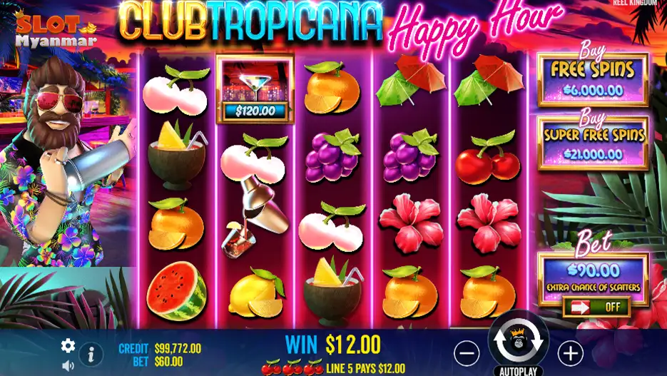 Club Tropicana Happy Hour Srceenshot 3