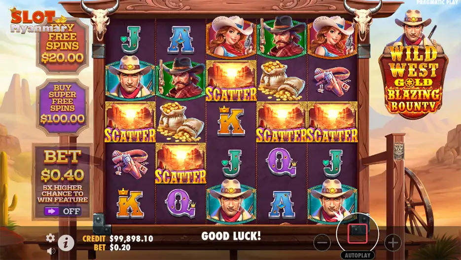 Wild West Gold Blazing Bounty Srceen short 2