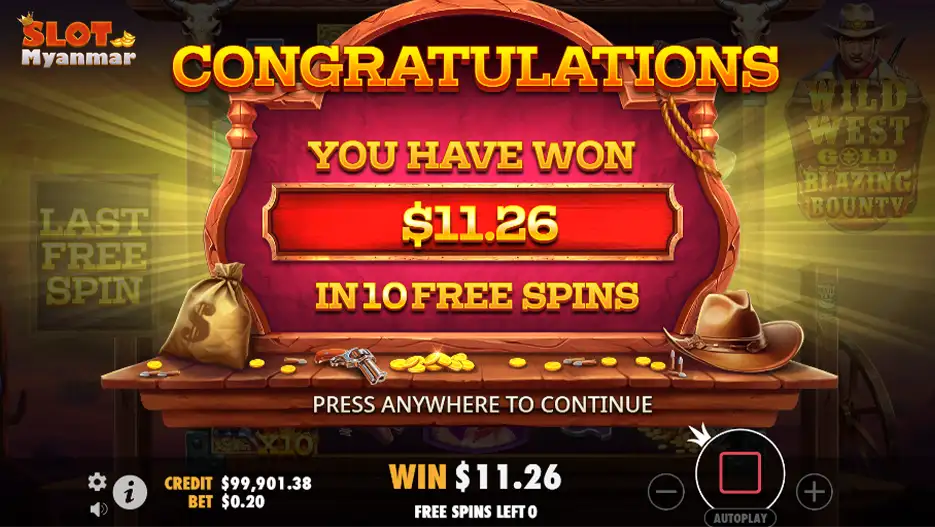 Wild West Gold Blazing Bounty Srceen short 3