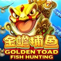 golden toad fish hunting icon